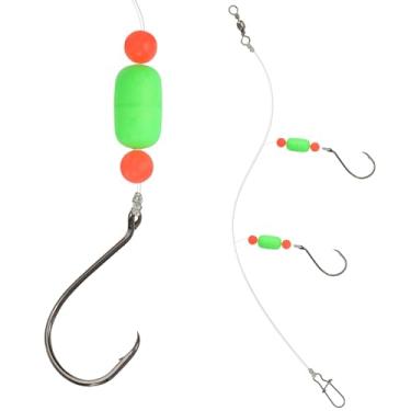Imagem de YELARXI Boias de pesca, boias de estourar de 99 cm, boias deslizantes, rolhas de estourar, boia pesada, equipamento de pesca para água salgada e água doce (pacote com 4, verde)