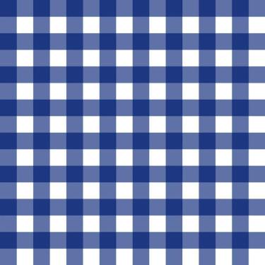 Imagem de Papel De Parede Doce Estilo Xadrez Azul 82182