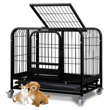 Imagem de Gaiola Pet Cao Gato Cachorro Canil Animal de Estimaçao Pet Shop Bandej