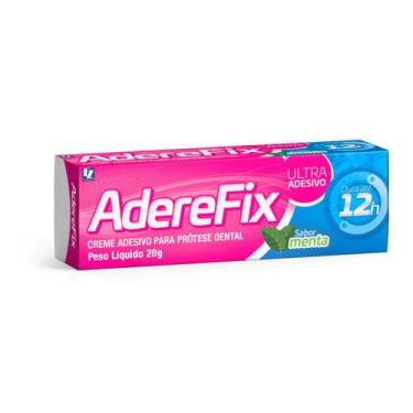 Imagem de Aderefix Fixador Protese Dentaria Menta 12 Horas Creme 20g