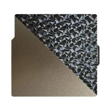 Imagem de Placa De Construção PEI Preta Lisa 257x257mm Para Impressora 3D Bambu 