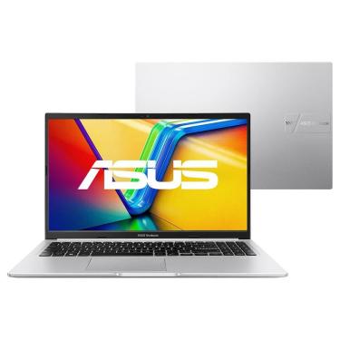 Imagem de Notebook ASUS Vivobook 15 AMD Ryzen7, 16GB, 512GB SSD, Windows11 Home, Tela 15.6&quot; FHD, Cool Silver - M1502YA-NJ655W