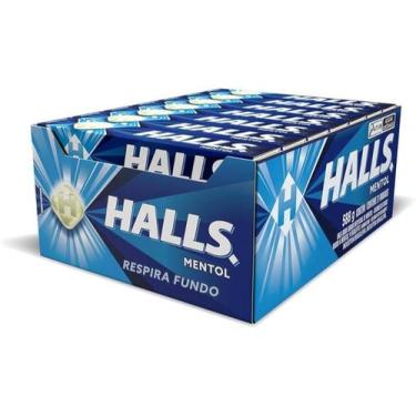 Imagem de Drops Bala Halls Mentol C/ 21unid 588g