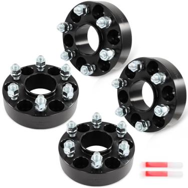 Imagem de Espaçadores de roda centralizados de 3,8 cm, 6 x 4,5 cm, 6 x 114,3 cm, adequados para Nissan Frontier Pathfinder Xterra 12 x 1,25 66,1 mm, 4 peças