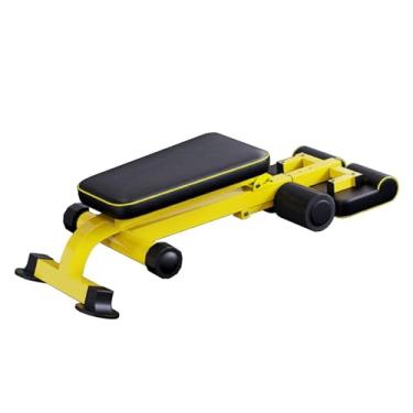 Imagem de Banco de academia dobrável hiperextensão cadeira romana resistente ajustável banco de extensão traseira equipamento de exercício para academia em casa, cargas 200 kg equipamentos de ginástica