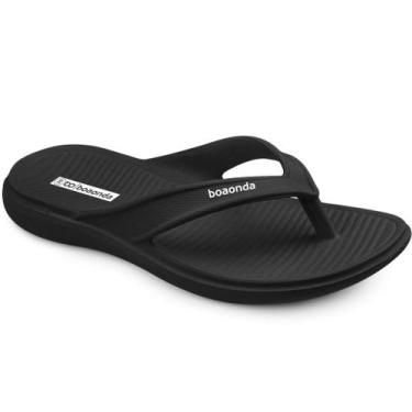 Imagem de Chinelo Feminino Boa Onda Piscina Banho Básico Baixo Anatômico Leve EV