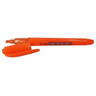 Imagem de Caneta Marca Texto Lumi Color 200-SL Pilot Cores Neon Chanfrada, Laran