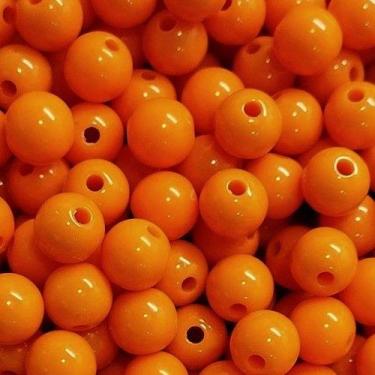Imagem de BOLINHA DE RESINA Nº 08 (20 G) - LADEIRA BIJUTERIAS, LARANJA MÉDIO