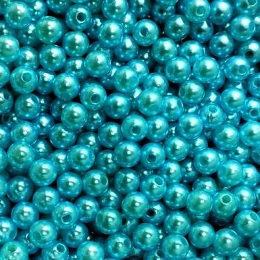 Imagem de PÉROLA DE ABS LISA Nº 06 20G PEROLA 6 MM - LADEIRA BIJUTERIAS, AZUL TU