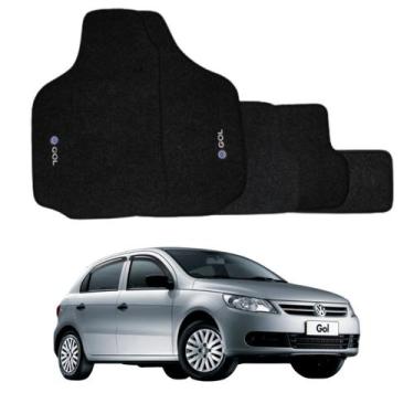 Imagem de Jogo Tapete Carpete Gol G1 G2 G3 G4 G5 G6 G7 81 a 19 5pç Reforço PVC -