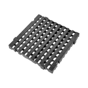 Imagem de Estrado Plástico Piso Deck Pallet Palete 50 x 50 x 5 cm Reforçado Pets