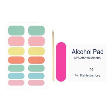 Imagem de Rrlihjgu Adesivos Para Unhas | Tiras De Unhas Em Gel - Artigos De Beleza Para Noivas Spa Diário Casa Salão Férias Verão Manicure