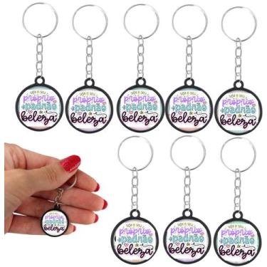 Imagem de 20 Chaveiros Motivacional Deus Lembrancinha Evangelica Jesus - Tudo em