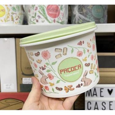Imagem de Tupperware Caixa Paçoca Floral 1,7 Litro - Original