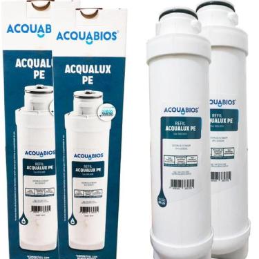 Imagem de Kit 2 Filtro Refil Compatível Purificador Electrolux Pe10 - Acquabios