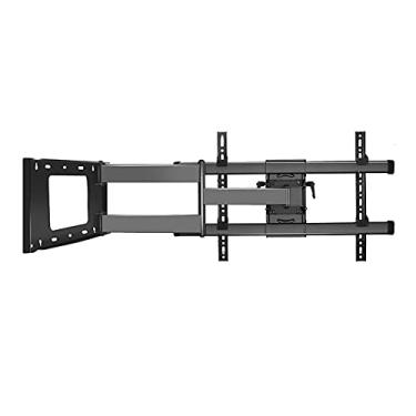 Imagem de Suporte para monitor de TV 94.0 cm-190.5 cm multifuncional TV suporte de parede braço articulado movimento completo gira inclinação extensão rotação suporte de TV, máximo VESA 600 x 400 mm até 39,5 kg
