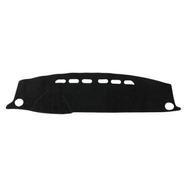 Imagem de Hihaha Capa de painel para Volkswagen Beetle 2012-2019 No Hud Capa de painel interior de carro antiderrapante/antipoeira poliéster preto 1 peça