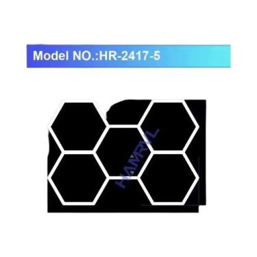 Imagem de Luz De Teto LED Hexagonal Ultra Brilhante Para Garagens, Detalhamento 