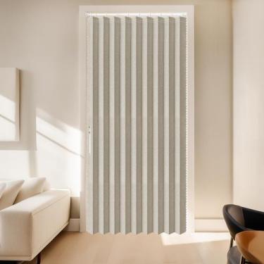 Imagem de Cortinas de porta AJAZZ 100% Blackout para janela de porta 112x198cm