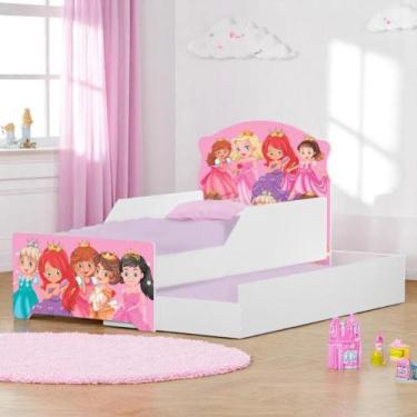 Imagem de Bicama Infantil Tick Princesas com Colchões - CASA H
