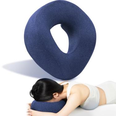 Imagem de KONOVOLY Travesseiro virado para baixo, apoio de cabeça para cama, travesseiro virado para baixo após cirurgia ocular BBL pós-cirurgia ocular, equipamento de suporte confortável para dormir e alívio