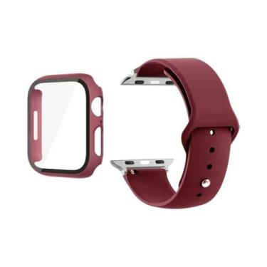 Imagem de Protetores De Tela Para Pulseira De Apple Watch, Estojo De Vidro Para 