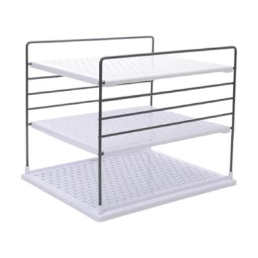 Imagem de predolo Organizador de Armário para Armazenamento de Especiarias de 3 Camadas, Armário para Quarto E Penteadeira