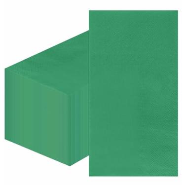 Imagem de SietDESEO 50 guardanapos verdes de 3 camadas descartáveis 33 x 15,7 polegadas guardanapos de banheiro de hóspedes toalhas de mão descartáveis para banheiro, casamento, festa de aniversário, papel de