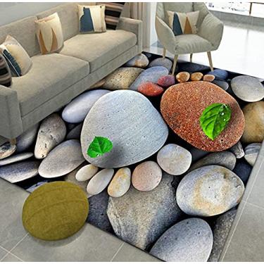 Imagem de Tapete antiderrapante tapete de área 3D sala de jantar tapete de chão de estar tapete de quarto antiderrapante macio lavável tapete F-200 * 300cm (cor: E, tamanho: 180 * 280cm)