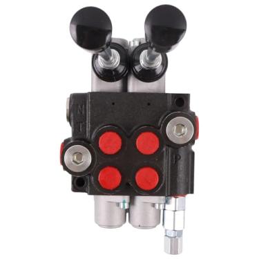 Imagem de Solarhome 13 GPM 2 bobina válvula de controle hidráulico 5 a 176F 2 parafusos M8 montagem 3600PSI dupla ação