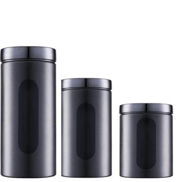 Imagem de Pote Hermético Conjunto De Porta Condimento Com Visor 3 Uni