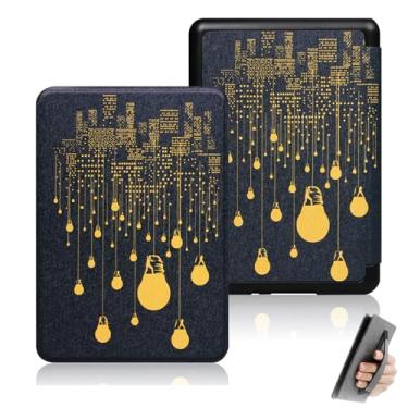 Imagem de GUKSRASO Capa para Kindle Paperwhite 11ª Geração/Signature Edition 2021 (6.8", Modelo: M2L3EK/M2L4EK) - Função Inteligente de Despertar/Dormir Automática, com Alça de Mão