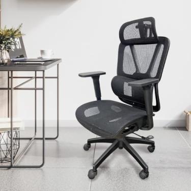 Imagem de Cadeira de escritório Python Fly malha ergonômica - apoio da lombar ajustável, assento com fluxo de ar, apoios de braços ​​3D, capacidade de 150 kg