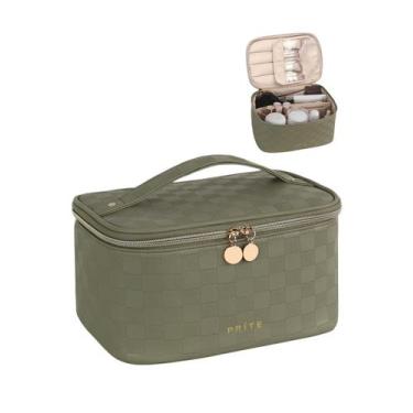 Imagem de Bolsa de maquiagem Prite Portable Cosmetic Organizer à prova d'água