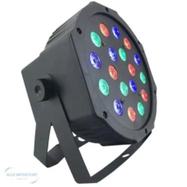 Imagem de Canhão 18 Leds Rgb Dmx Jogo De Luz Balada Festa Canhaum