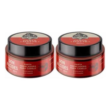 Imagem de Kit 2x Pasta Modeladora Efeito Matte Barba Negra Don Alcides