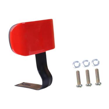 Imagem de Colaxi Encosto para bicicleta elétrica, encosto para banco traseiro, almofada para costas prática e confortável para acessórios de bicicletas elétricas, Vermelho