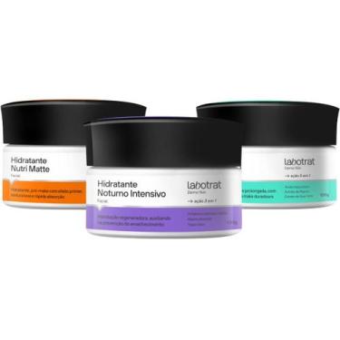 Imagem de Kit Hidratante Facial Noturno + Oil Control + Matte Dermoskin Labotrat