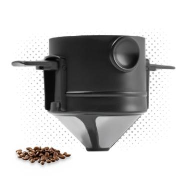 Imagem de Coador De Café Individual Reutilizável, Compacto E Eficiente