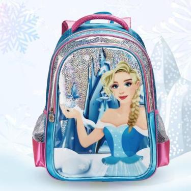 Imagem de Mochila Escolar Infantil Pequena Creche Passeio de alça - Denlex, Frio