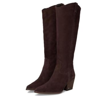Imagem de Sam Edelman Bota feminina Wyatt Western, Panturrilha larga Cafe Noir, 42