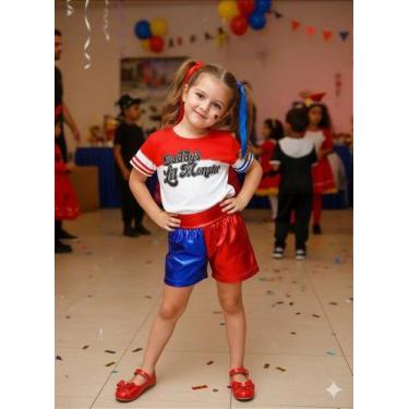 Imagem de Fantasia Arlequina para Crianças - Fantasia de Carnaval - Fabuloso Ate