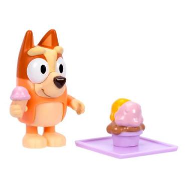 Imagem de Boneco Colecionável 6cm Bluey - Bingo Com Sorvete - Candide