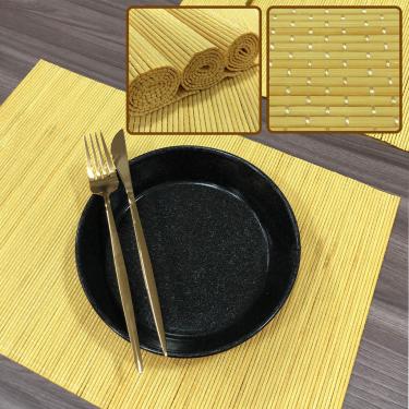 Imagem de 6 Jogo Americano Esteira Bambu Natural Tocantins Am 30X45