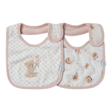 Imagem de Kit Com 2 Babadores Bebê New Baby Rosa Pêssego - Hug