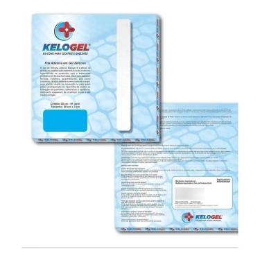 Imagem de Kelogel Fita De Silicone Adesiva Queloide - 1 Unid 20X3 Cm