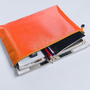 Imagem de Bolsa de documentos impermeável A4, bolsas A4 com zíper para organizar armazenamento, bolsas com zíper à prova d'água, tamanho carta, sacos de arquivo para quebra-cabeça, jogos de tabuleiro e material