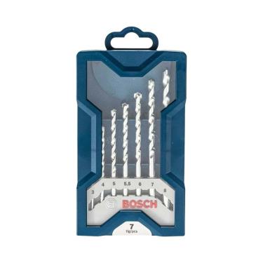 Imagem de Jogo Broca Concreto Bosch Mini X-Line 3-8mm  7 Peças