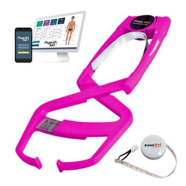 Imagem de Adipometro Clinico Prime Med Neo Rosa Com Software Web