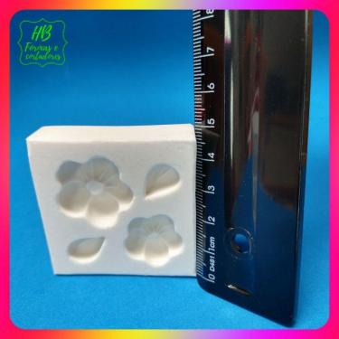 Imagem de Molde Silicone 2 Flores Gordinhas